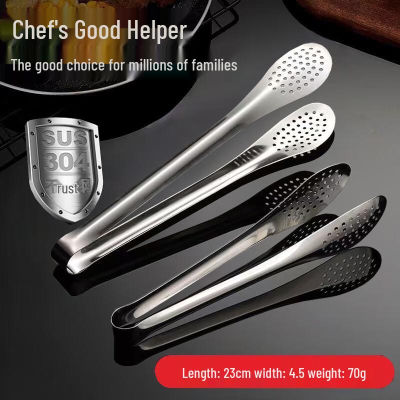 9-inch 304 Stainless Steel BBQ Food Clip