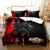 Stampa 3D Gioco Raccoo Venture Set Biancheria da Letto Copripiumino Set Letto Coperta Federa Piumone king Queen Size Ragazzi Adulto