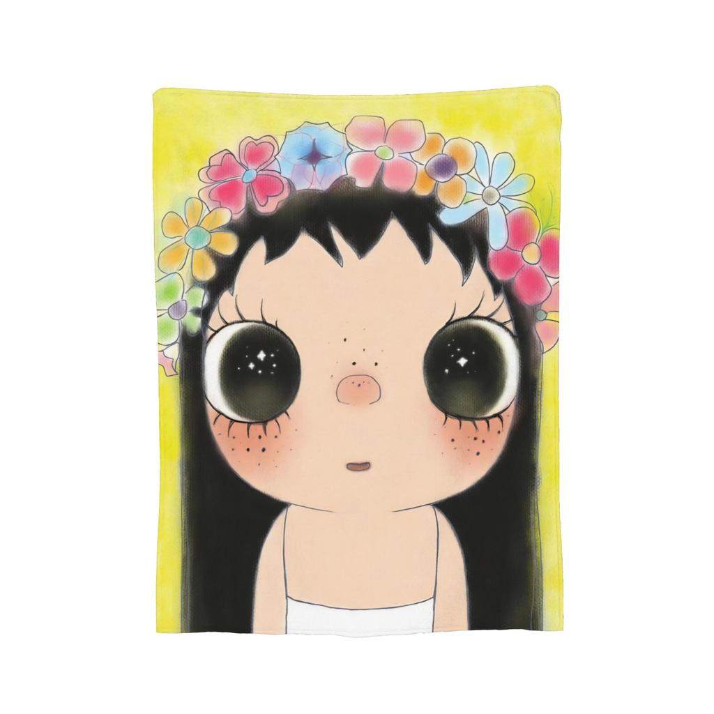 Yuy Manga Girl Пушистое одеяло Сяоюй Потрясающие пледы для дома El Sofa 150*125См Кусок ковра,