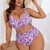 2026 Plus Size  Women High Waist Bikini Swimsuits, Women's Swimwear & Clothing