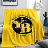 1pz Coperta in Flanella BSC Young Print, Alta Qualità per Tutte le Stagioni, Decorazione per la Casa, Calore e Comfort, Perfetta per Regali di Natale