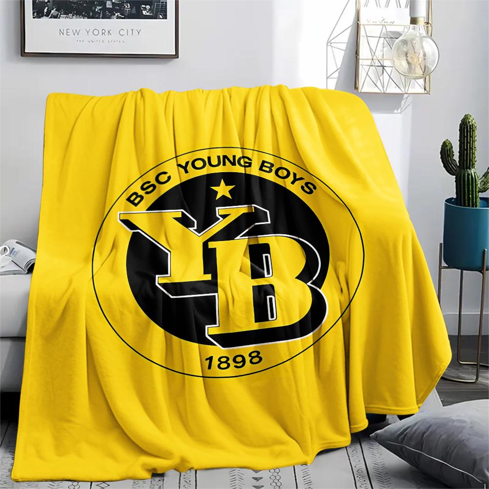 1pz Coperta in Flanella BSC Young Print, Alta Qualità per Tutte le Stagioni, Decorazione per la Casa, Calore e Comfort, Perfetta per Regali di Natale