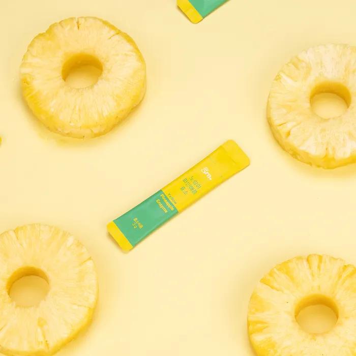 Refreshing and Sweet Yellow Pineapple Digestive Enzyme (30 Packs)