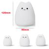 Lumină de noapte drăguță Pisica Silicon Animal Senzor tactil Colorat Cadou de vacanță Dormitor Creativ Dormitor Lumini de casă