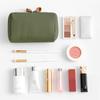 Travel Friendly Cosmetic Pouches With Multiple Compartments Waterproof Nylon Materials Portable Makeup Organizers