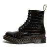 Dr. Martens 1460 Couro de Duas Camadas Couro de Crocodilo com Glitter Bico Redondo Cadarço Botas Curtas Botas Femininas Preto 26262001