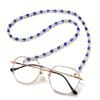 1Pc 27.56inch Vintage Colorful Beaded Glasses Chain Women's Eyeglasses Lanyard Neck Chain Colored Eyeglasses Strap Glasses Acces