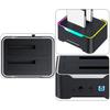 Double Bay Hard Drive Enclosure USB3.0 for 3.5 and 2.5inch Drives Docking Station with Convenient Offline Clone