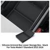 For Tesla Model Y Standard RWD 2026 Armrest Box Storage Box Center Armrest Box Bottom Storage Box Organizer Tray Car Accessories