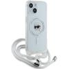 Karl Lagerfeld Klhmp15Shckhnt Iphone 15 / 14 / 13 6.1 Hardcase Transparent Crossbody Iml Karl Head Magsafe