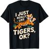 Funny Tiger Art for Men Women Boys Girls Animal Tiger Lover T-Shirt