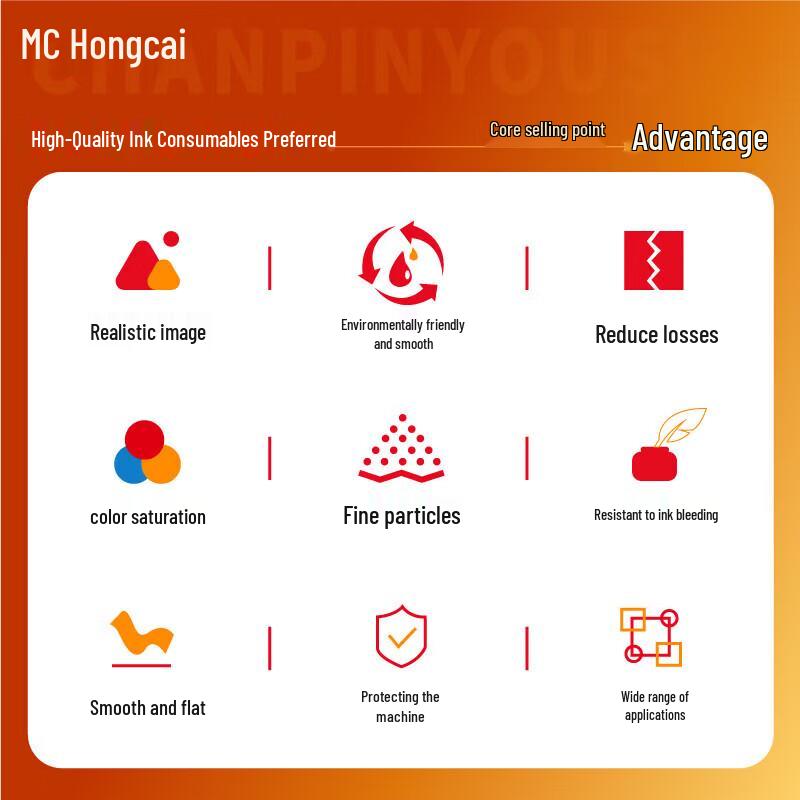 Hongcai 1000ML Water-based Inkjet Printer Ink