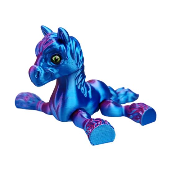 3D tištěná hračka kůň kloubový kůň s flexibilními klouby úleva od stresu stolní mazlíček fidget hračka pro hru a vystavení dárek pro děti