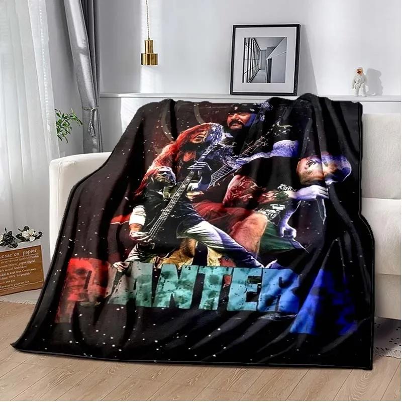 Κουβέρτα US Pantera Band Πόστερ Dimebag Darrell Τυπωμένη, για Σαλόνι, υπνοδωμάτιο, σπίτι, αυτοκίνητο, γραφείο, Δώρο για φίλο, εσύ Αγαπάς