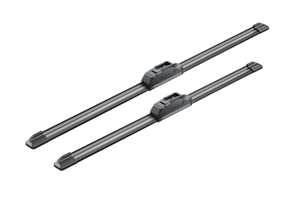 BOSCH AR728S Flat Wiper Blades for Aero Twin Imported Vehicles, 550/475mm
