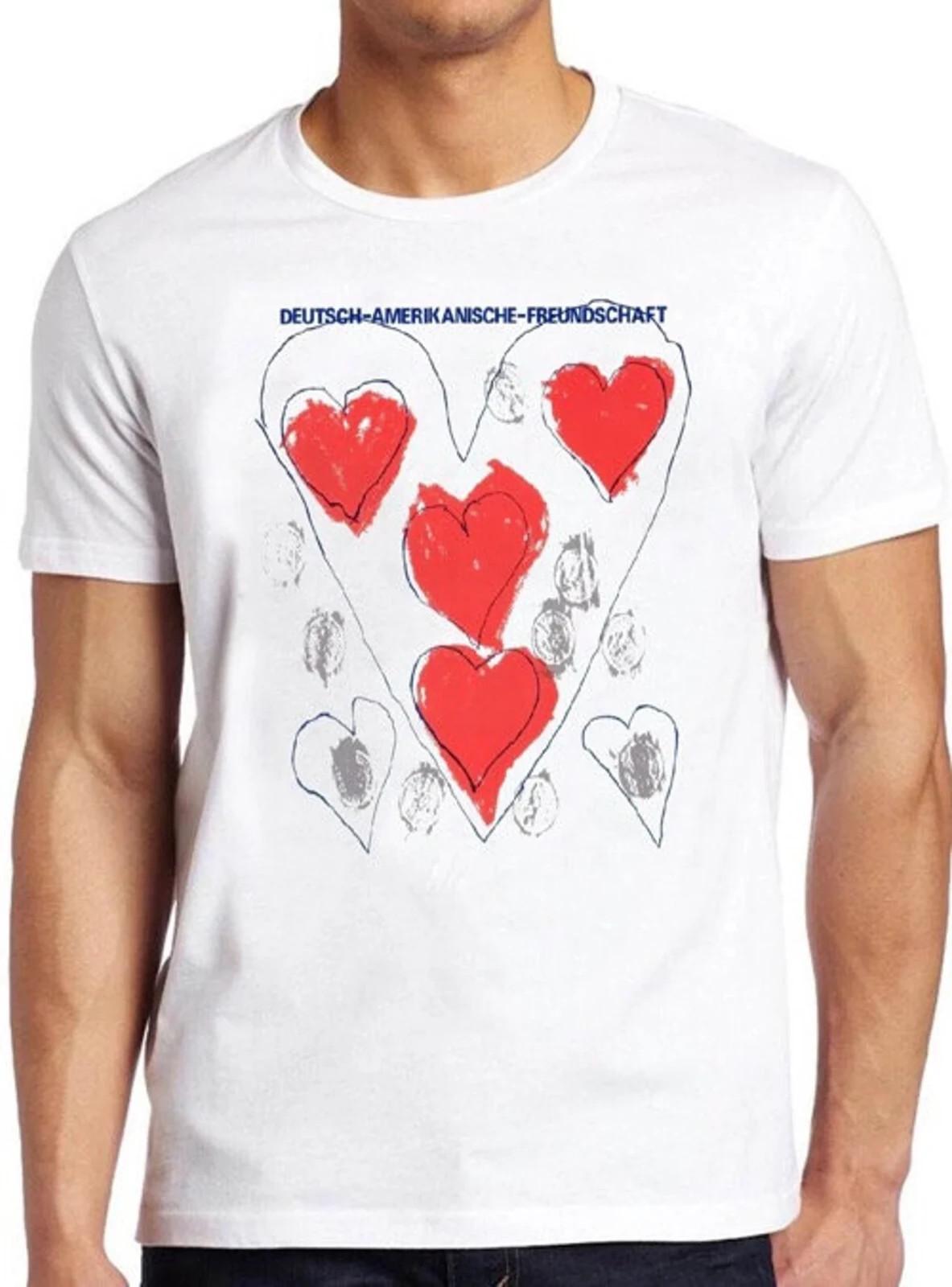 German American Friendship T Shirt 2683 Music Band Gift Retro Cool Top XL