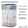 Universal Splash-Proof Parrot Cage Mesh Cover - Anti-Feather Flight Baffle for Square or Round Cages