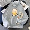 Raccoon Reading Graphic Hoodies Women/Men Casual Long  Sleeve Sweatshirts Winter Fleece Comfortable Hooded Tops