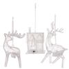 Acrylic Decorations Christmas Reindeer With Light For Holiday Gift And Decor