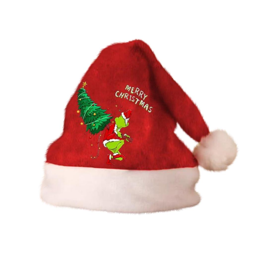 Decorațiuni de Crăciun Pentru Adulți Căciuli de Moș Crăciun de Pluș