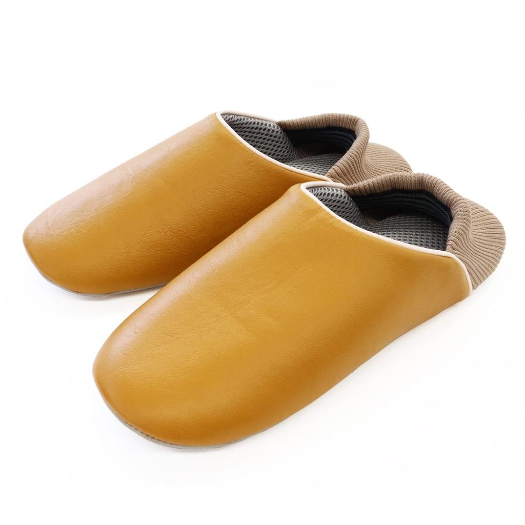 Okamura size L slippers, yellow,