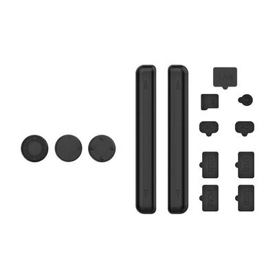 14 PCS/Set Silicone Dustproof Plug Port Plugs Anti-Scratch Dust Cover for Nintendo Switch OLED Game Console Accessories