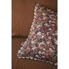 Coussin - Capucine - 40 X 40 Cm - Gaze De Coton - Motif Floral - Déhoussable