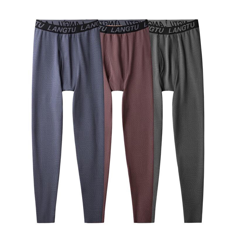 DIBINZE Men's Plus Size Thermal Underwear Pants