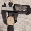 Used Operational SEIKO Quartz Chariot Ladies Watch Gold Case Square Vintage