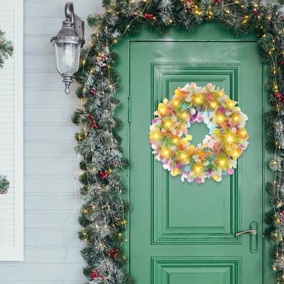 Front Door Christmas Wreath,Christmas Wreath,Artificial Xmas Wreath for Party,Winter Ornament