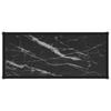 Console Table Black 80x35x75 Cm Tempered Glass