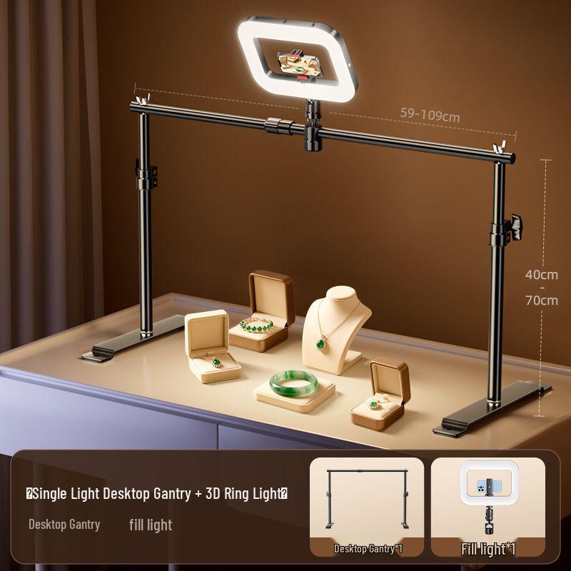 Broadcast Fill Light: LED Desktop Top Light for Live Room Photography and Professional Lighting