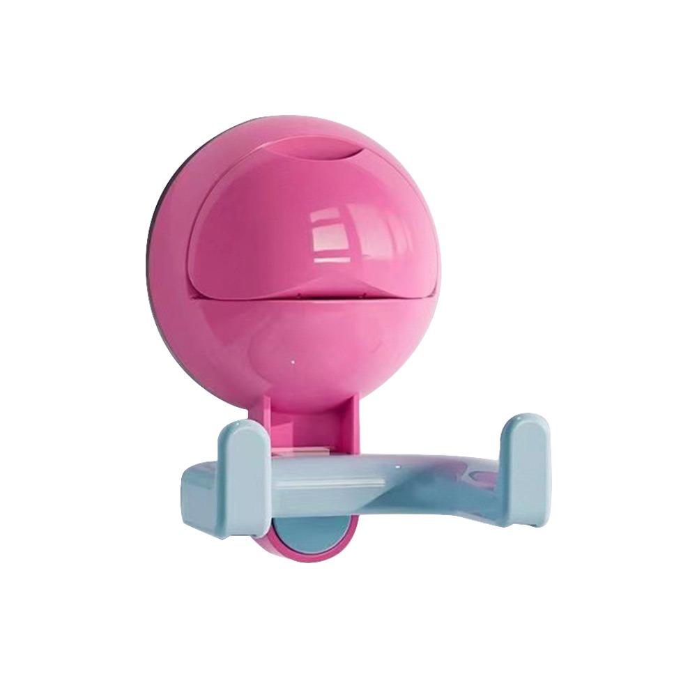 

1Pcs/4Pcs Round Ball Double Head Hook Double Head Wall Mounted Storage Rack for Home Bathroom Pink blue