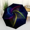 1pc Colorful Spiral Automatic Folding Umbrella - 8-Rib Compact Travel Umbrella Durable & Portable for Outdoor Use, Perfect Gift107
