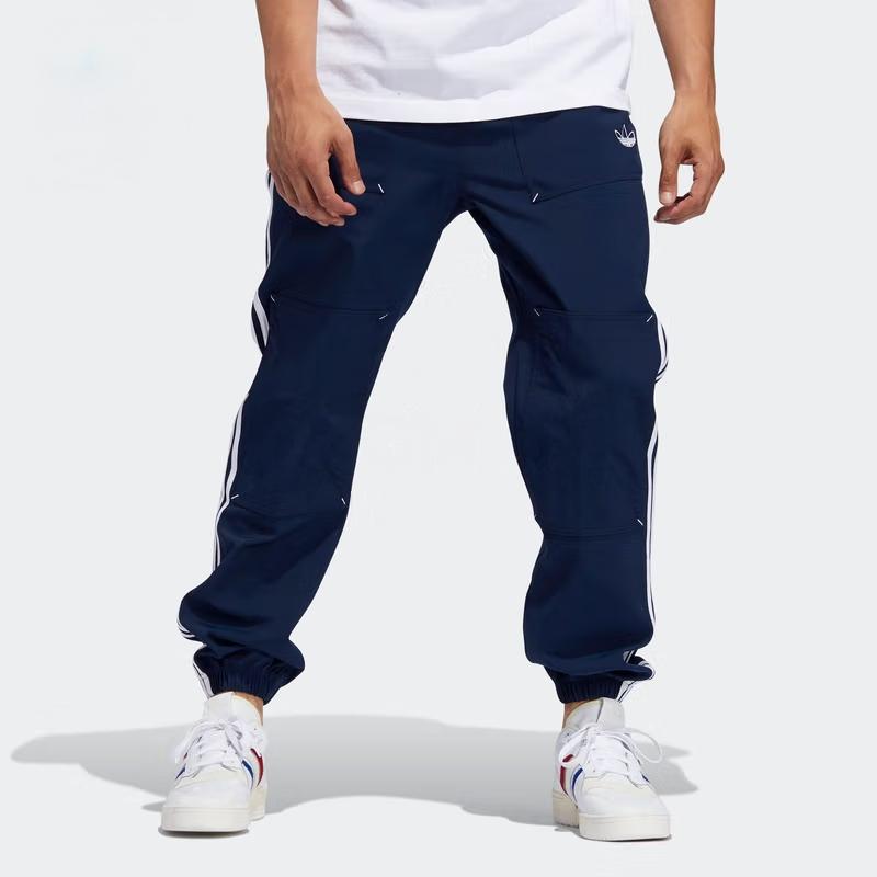 Adidas Originals Workwear Patchwork Casual Pants Men Bottoms Navy ED6251