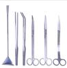 Aquatic Plant Trimming Kit: Stainless Steel Tweezers, Scissors, Clips, Flat Sand Shovel, Algae Scraper, Fish Tank Cleaning Supplies