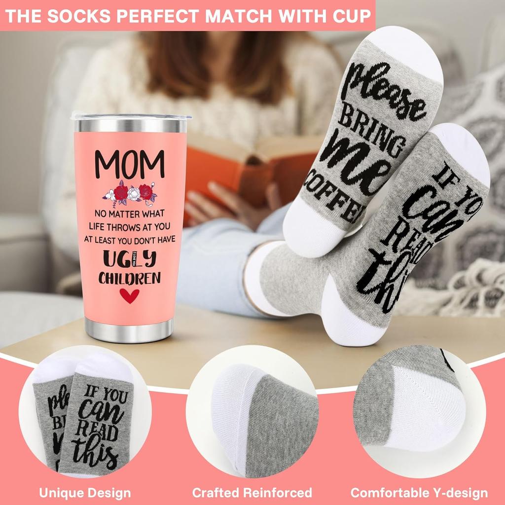 Mom Tumbler Cup Mothers Day Birthday Gifts for Mom from Daughter Son, Best Mom Ever Gifts, Mother Mama Funny Mom Gifts, Bonus Mom Stepmom Mom Mother