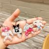 Funny Muscle Keychain Anime Hello Kittys Kawaii Girls Keychain Fitness Macho My Melodys Backpack Couple Pendant Toy Gift