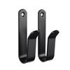 2 Pcs Snowboard Wall Mount Hooks Punching Great Load Bearing Thickened Heavy Duty Anti-slip Bag Hat Plaque Tools Clothes Surfboard Skateboard