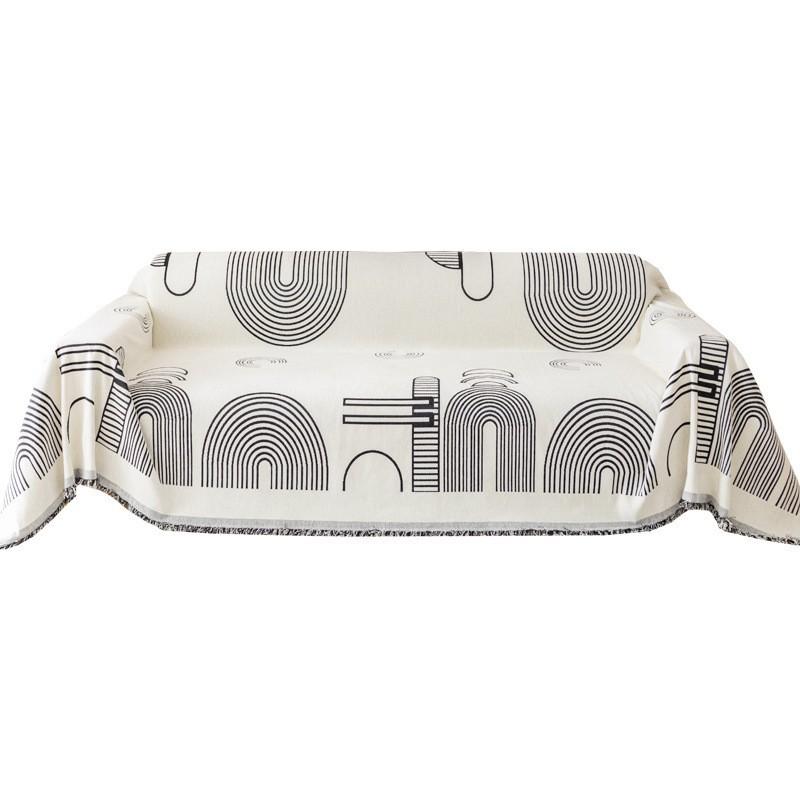 Sofaüberzug Stoff Vier Jahreszeiten Universal Mode Schlicht Sofa Kissenbezug Überzug Netzrote Sofa Vollabdeckung Handtuch Hochwertiger Sofaüberzug