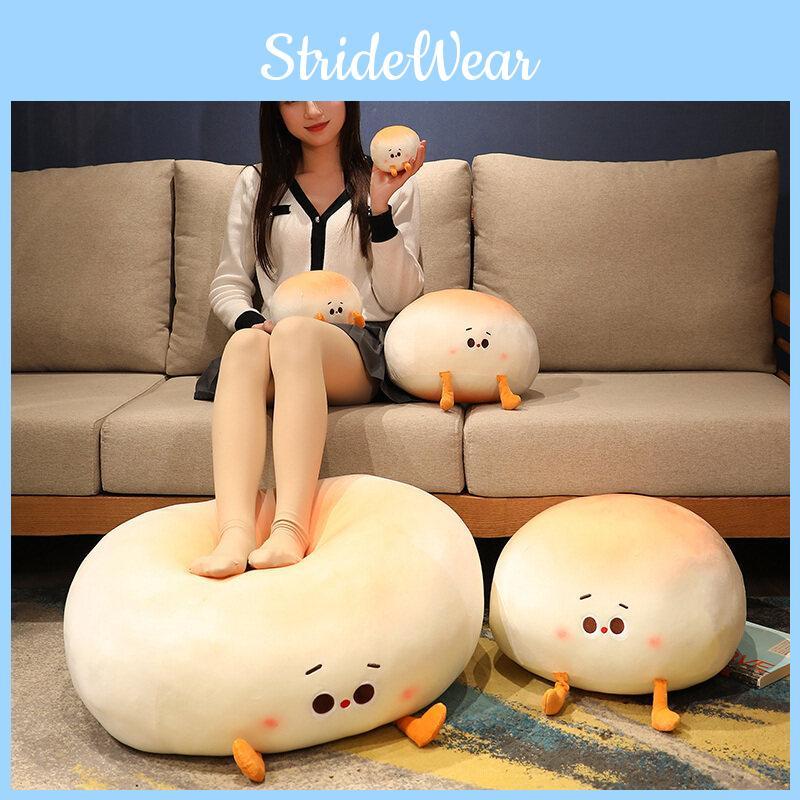 Steamed Plush Bun Toy Soft Stuffed Doll Sofa Backrest Cute Pillow Gift Holiday