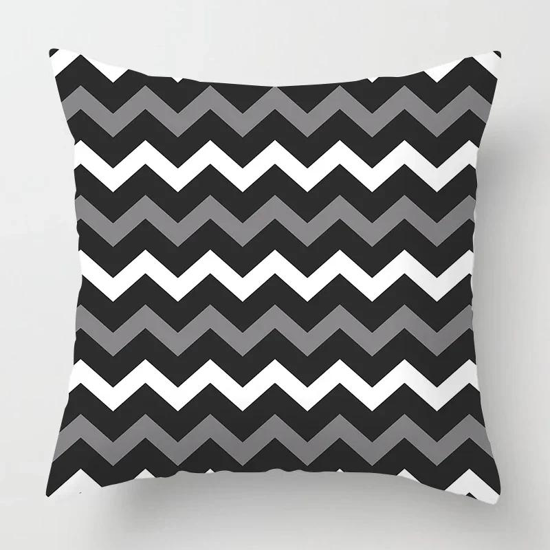 Nordic Black Sweet Home Pillowcase Home Decoration Living Room Sofa Decoration Pillowcase 40*40 Car Cushion Cover 50x50 60*60