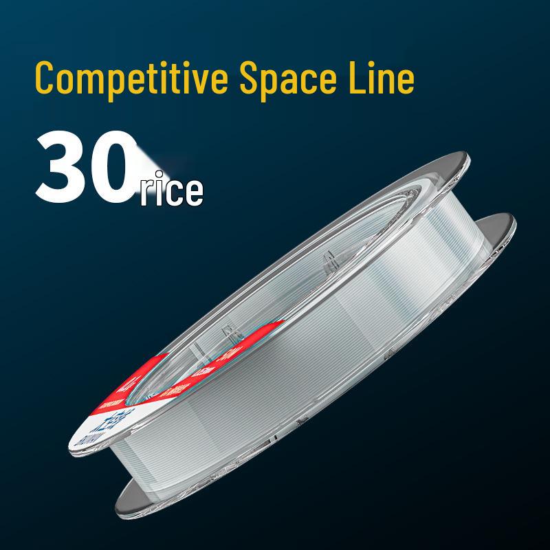 

Премиальная леска для рыбалки Laser Fly Kicking: Высокая прочность на разрыв, для основной и поводковой лески при дикой рыбалке в черной яме 0.1