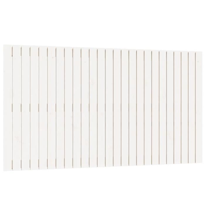 VidaXL Wall-mounted Headboard White 159.5x3x90 Cm Solid Pine Wood 824899