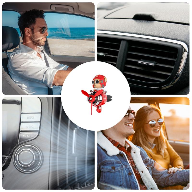 Car Air Freshener Odor Eliminator Rotating Auto Air Outlet Oil Diffuser Car Odor Eliminator Air Freshener Long-Lasting Car
