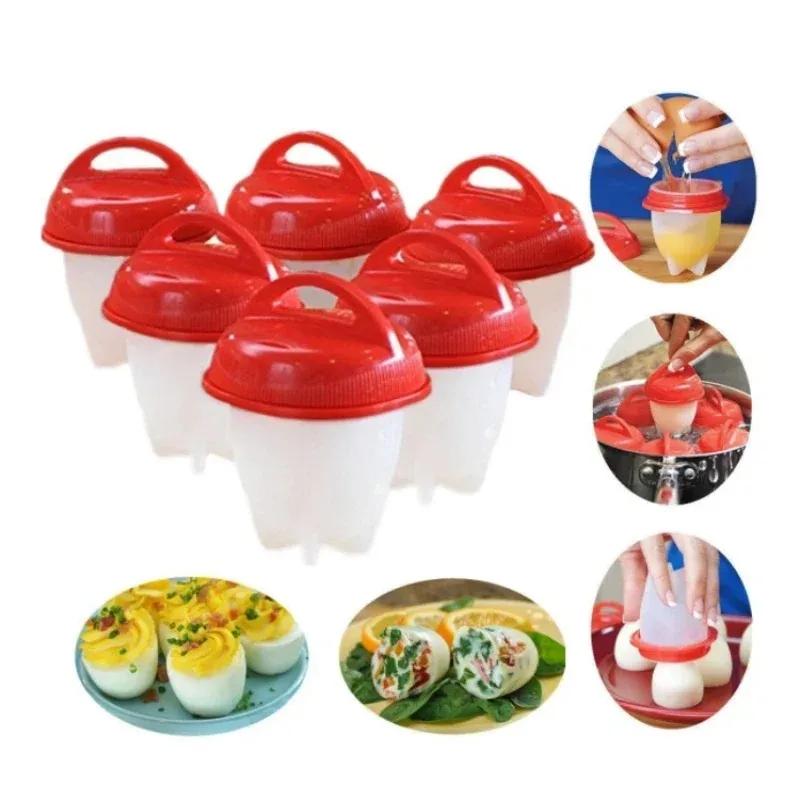 

Non-stick Silicone Egg Cooker Poachers, Boiled Eggs Kitchen Gadgets, Baking Mold, Cooking Cooker Separator