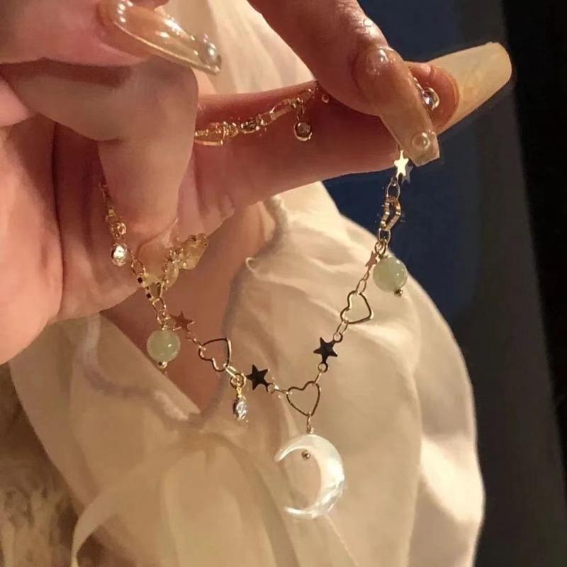 New design Hetian Yuxing bell bracelet feeling bracelet female Hanfu girlfriend student jewelry design feeling