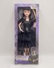 Wednesday Adams Figures Toy, 11.5 Inch Dolls, Wine Lip, Black Full Dress, Joint Mobility Doll, Birthday Gifts for Kids Girls Fans