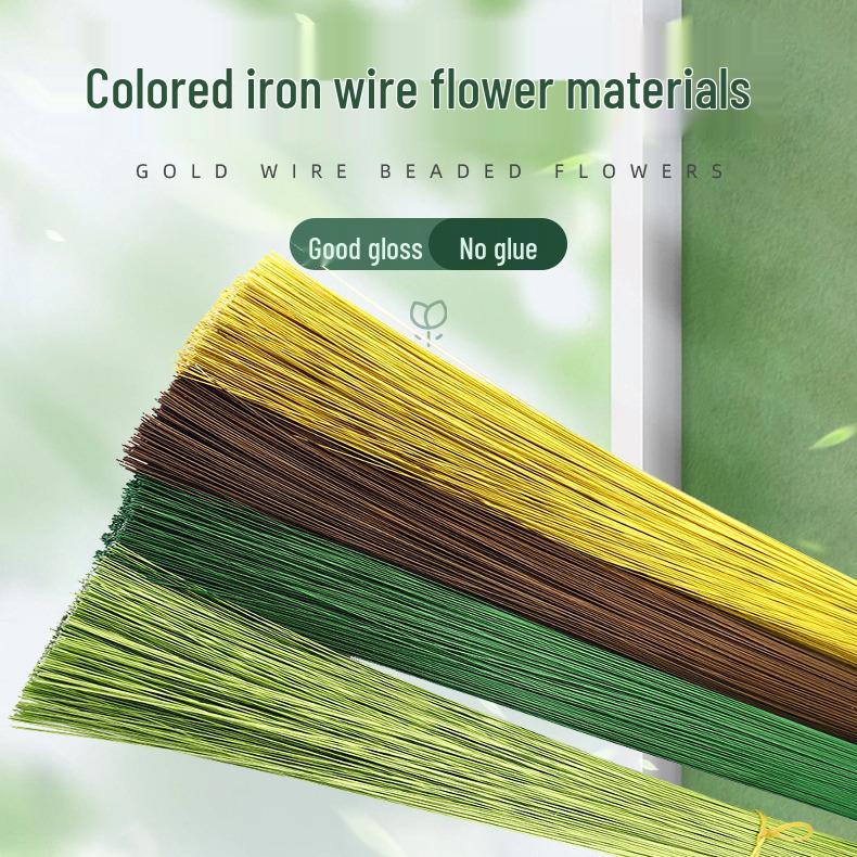 No. 20 Colored Galvanized Wire for Silk Stocking Flowers and Jewelry Crafting
