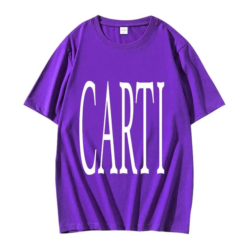 Rapper Playboi Carti T Shirt Big Font V As Seen on Carti Print Graphic Tshirt Unisex Hip Hop 100 Cotton Oversized Tees Streetwear